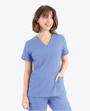 Ladies Momentum Double V-Neck Top