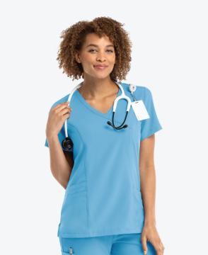 Ladies Momentum Mock Wrap Top