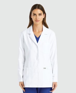 Ladies Momentum Snap Consultation Lab Coat